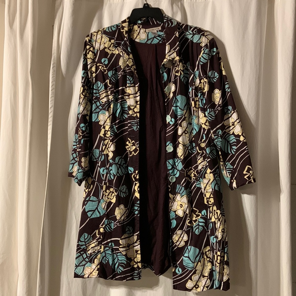 Notations Dress Topper/ Jacket/ Long Blazer XL